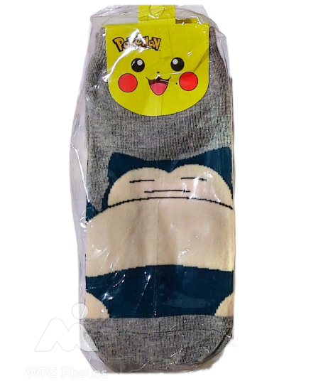 Pokemon Socks - Snorlax, Grey  (10/1)