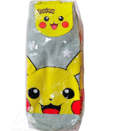 Pokemon Socks - Pikachu, Light Blue (10/1)