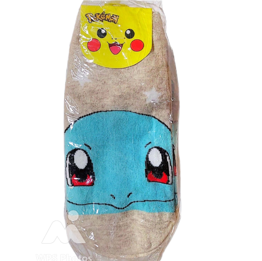 Pokemon Socks - Squirtle, Grey (10/1)