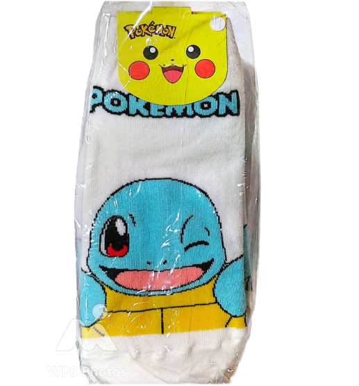 Pokemon Socks - Squirtle, White (10/1)