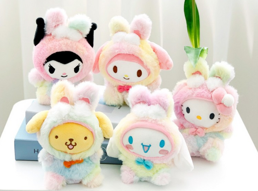 Sanrio Rainbow 5" Clip Cinnamoroll