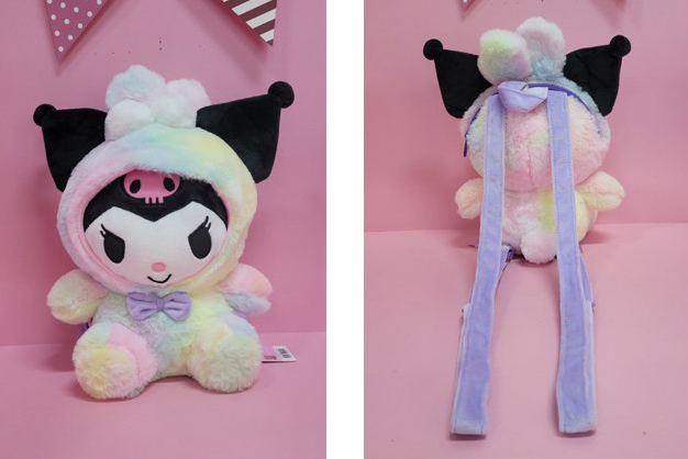 Sanrio Rainbow 10" Backpack Kuromi