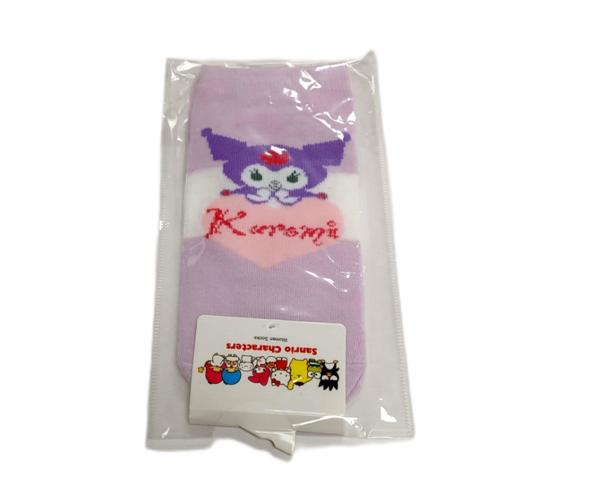 Sanrio Socks - Kuromi, Purple (10/1)