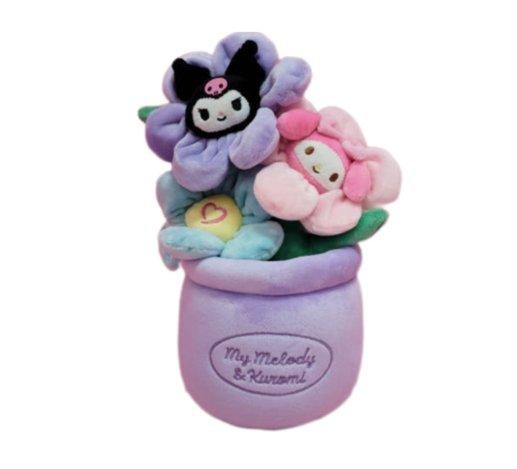 Sanrio Flowerpot 12" My Melody & Kuromi