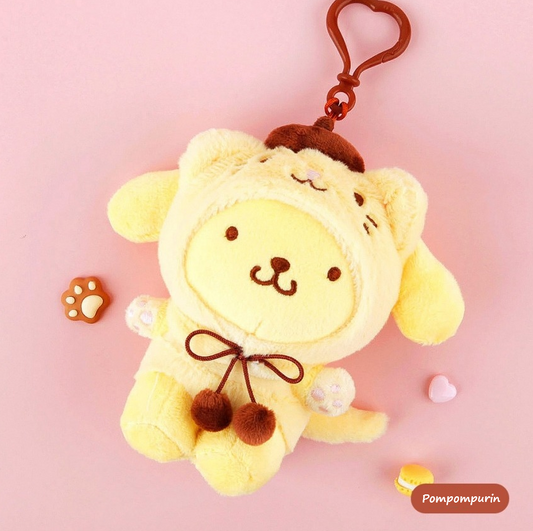 Sanrio Cat 5" Clip Pompompurin