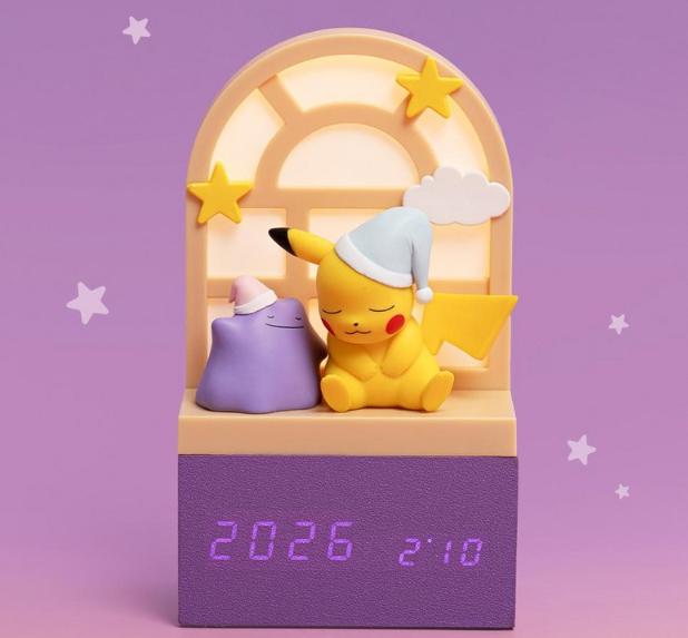 Pokemon Zzz Night Light Electronic Clock