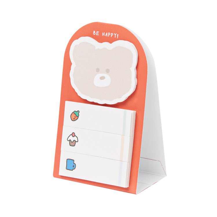 ARTBOX Standing Sticky Notes Red Bear (5/1)