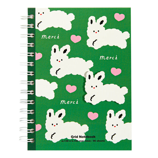 Artbox Rabbit Savari Spring Notebook