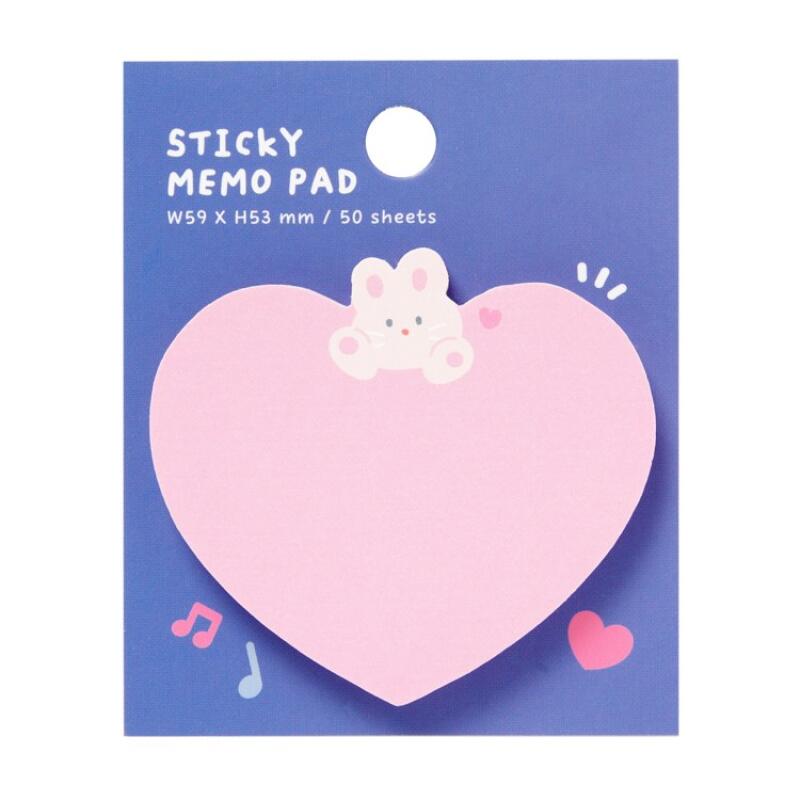 Artbox Sticky Notes Rabbit Heart Domsong (5/1)