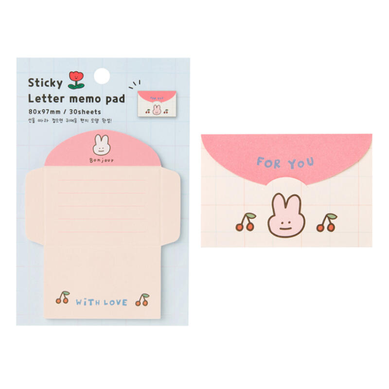 Artbox Sticky Notes Rabbit Letter (5/1)