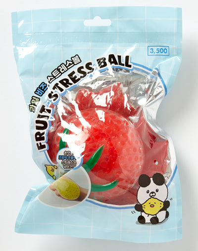 STICKY STRESS BALL - STRAWBERRY