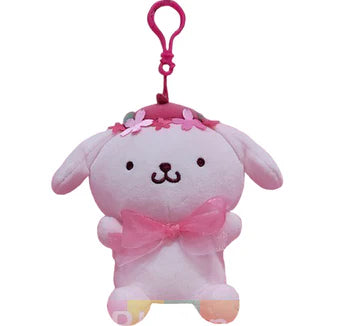 Sanrio Cherry Blossom 5" Clip Pompompurin