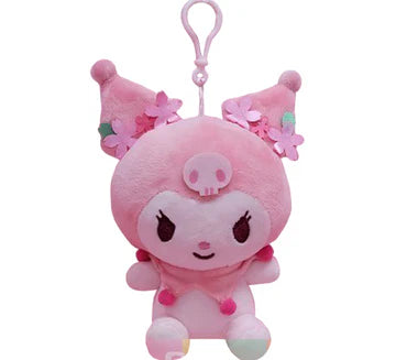 Sanrio Cherry Blossom 5" Clip Kuromi