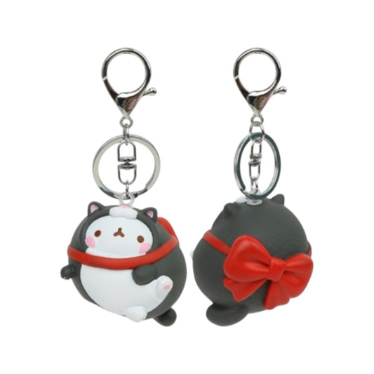 Molang Figure Keychain -Ribbon Scarf