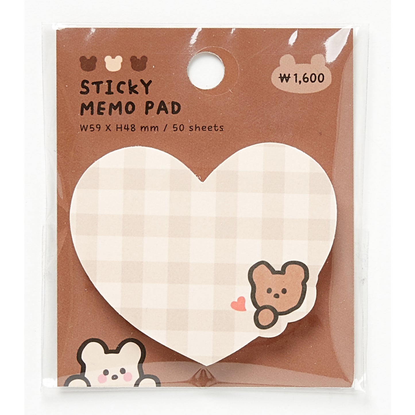 ARTBOX Sticky Notes Love Bear (5/1)