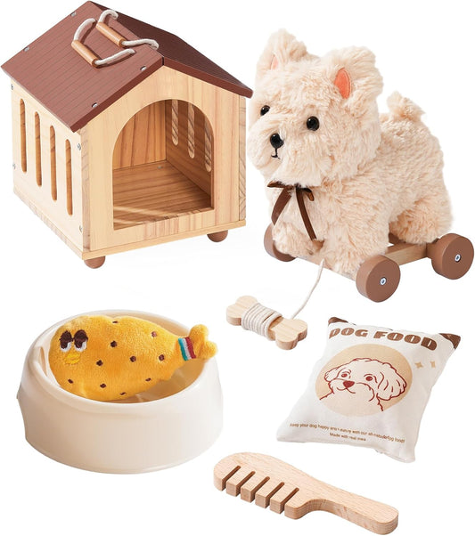 Robud WRP36 Pull Dog Toy for Toddlers
