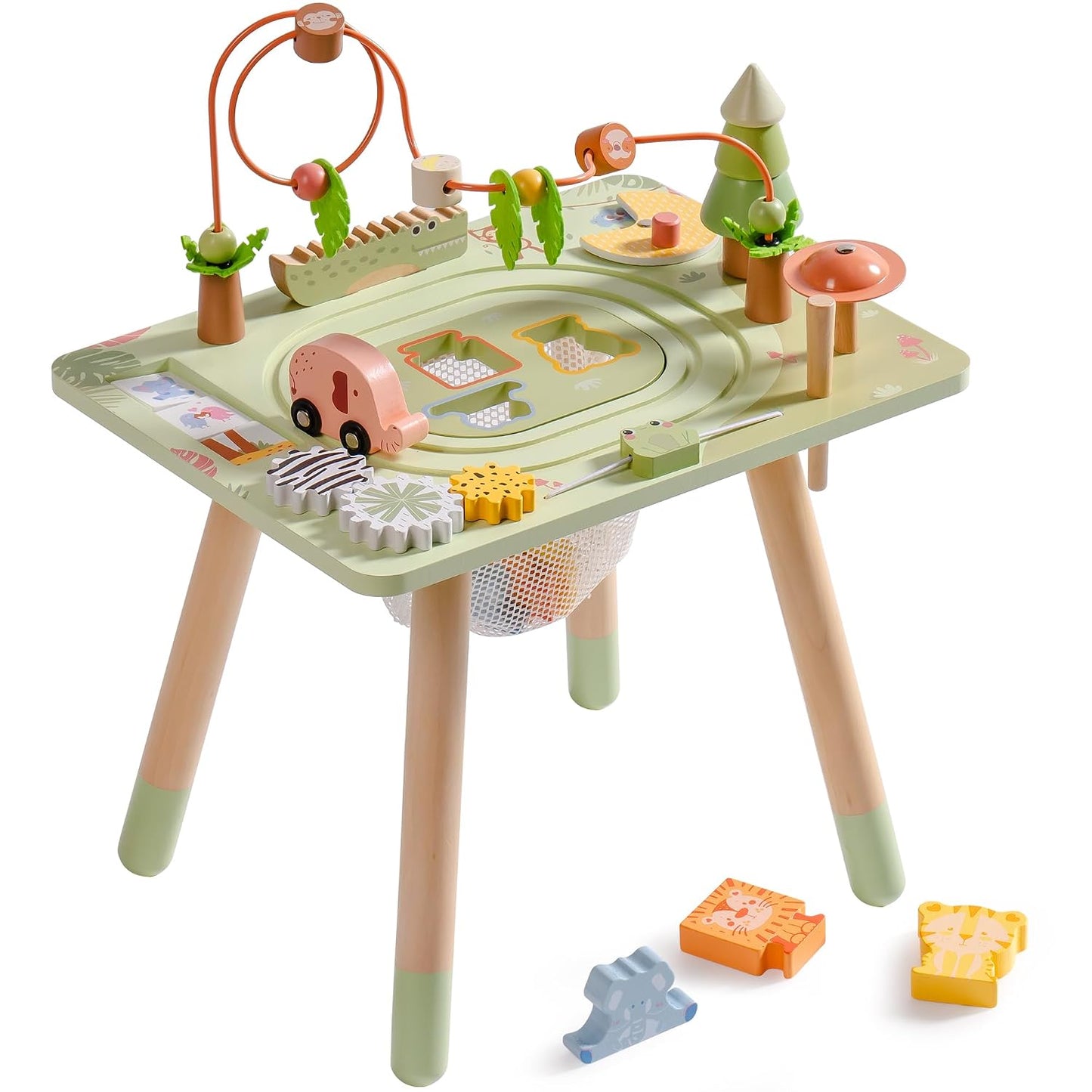 Robud WRP39 11 in 1 Wooden Rainforest Activity Table