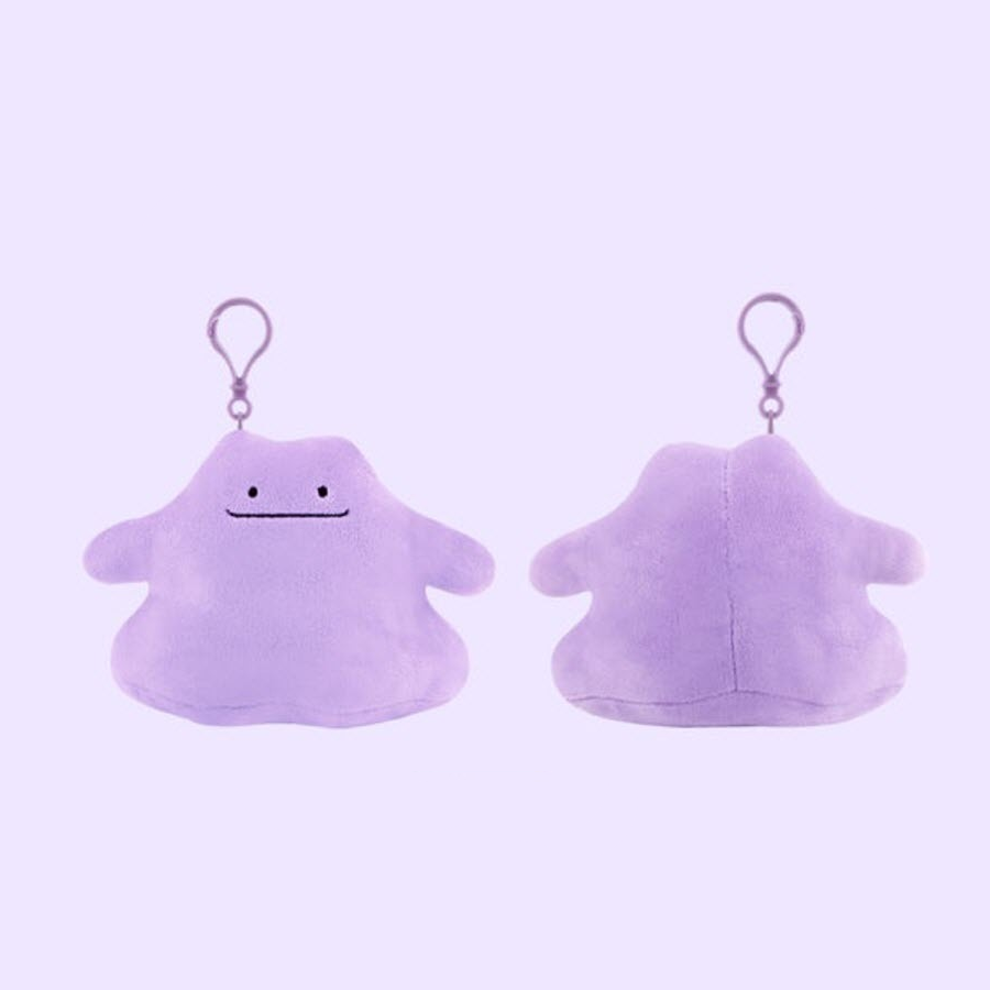 Pokemon NURI Ditto Special 7" Backpack Clip Smile