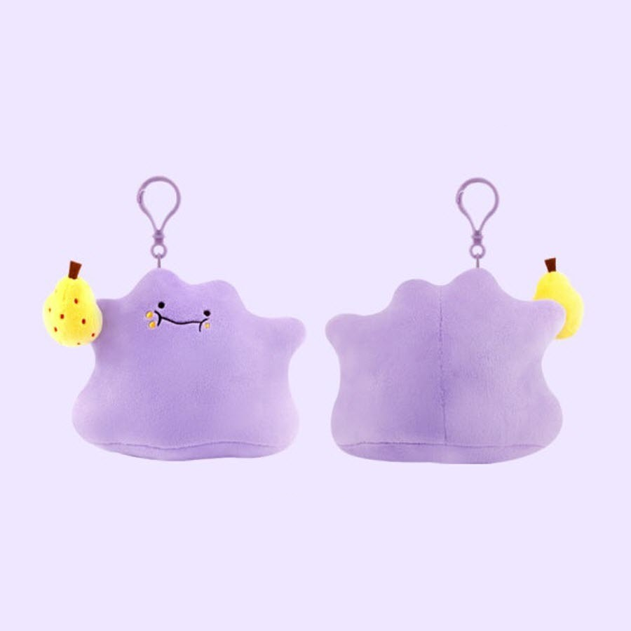 Pokemon NURI Ditto Special 7" Backpack Clip Yum Yum