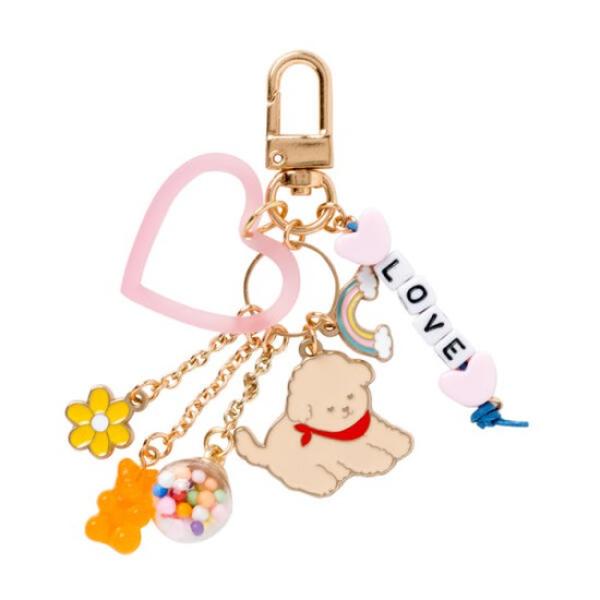 ARTBOX Metal Keyring Love Poodle (3/1)