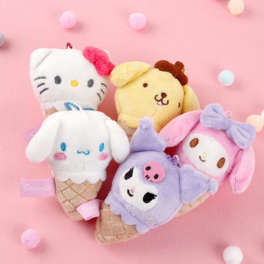 Sanrio Ice Cream Plush Keychain