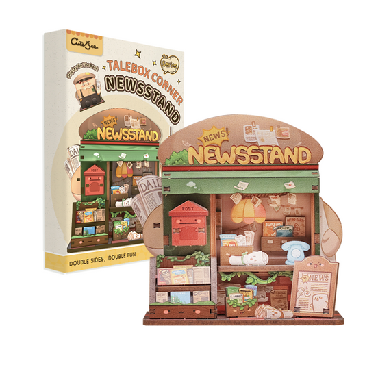 CuteBee CWGA111 TaleBox Corner News Stand