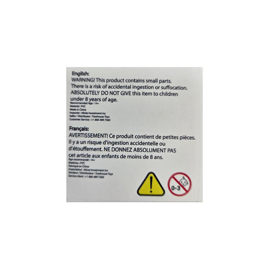Square Warning Label (500 Sheet)