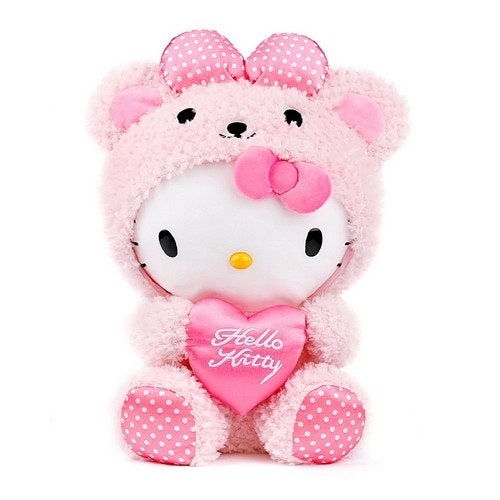 Sanrio NURI Pink Heart Bear 40" Hello Kitty