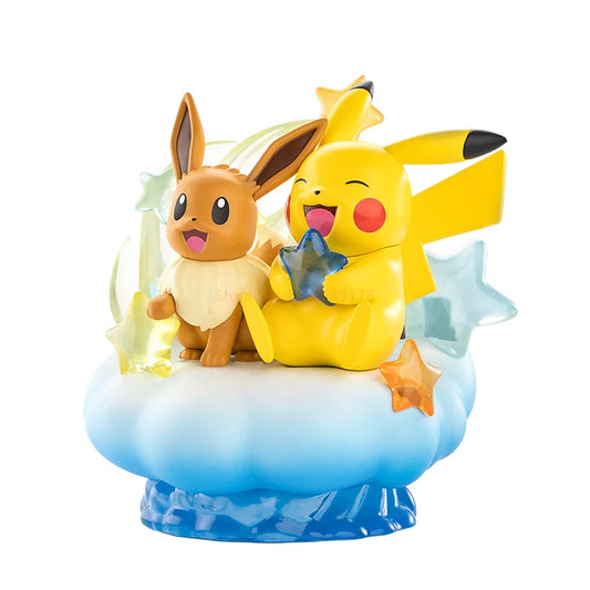 Pokemon Prime Figure (L) Eevee & Pikachu