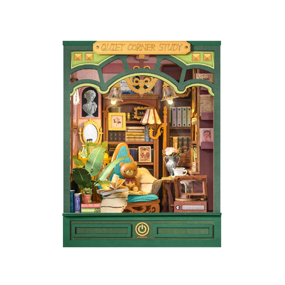 Rolife DIY House Book Nook Series TGE03 Quiet Corner Study