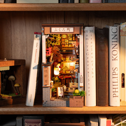 Rolife DIY House Book Nook Series TGB11 Sakura Wine Alley