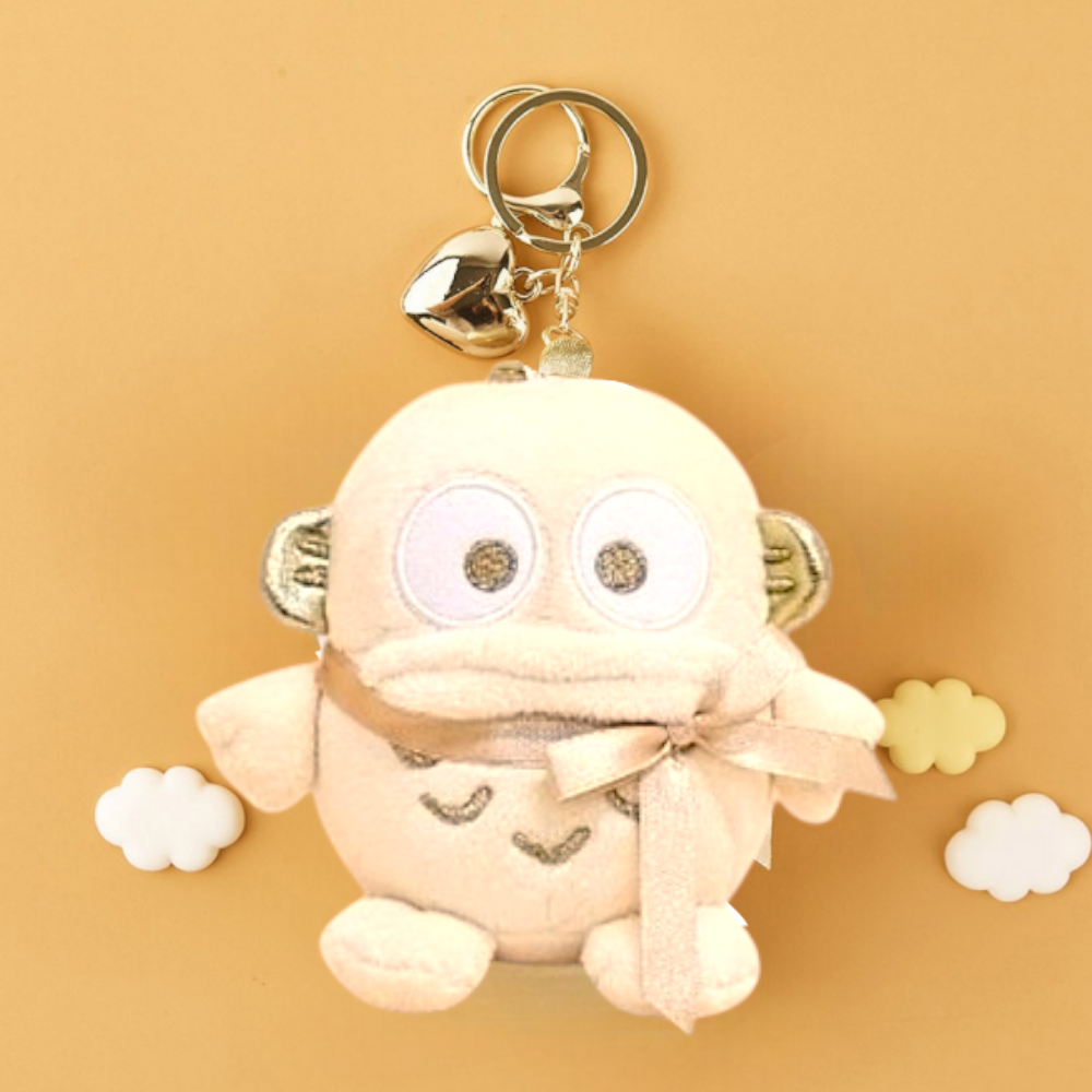 Sanrio Gold Heart 5" Keyring Hangyodon
