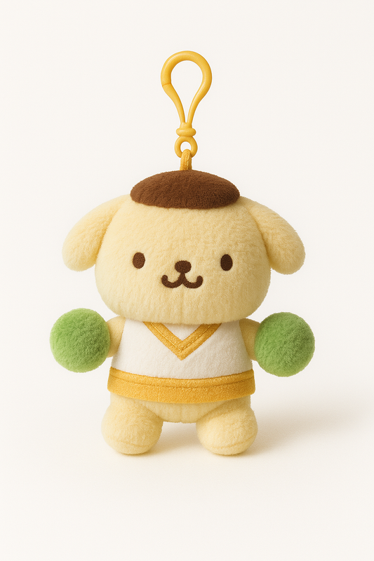 Sanrio Cheerleading 5" Clip Pompompurin