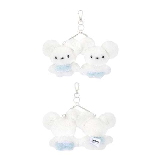 Pokemon Flat Keyring 3" Tandemaus