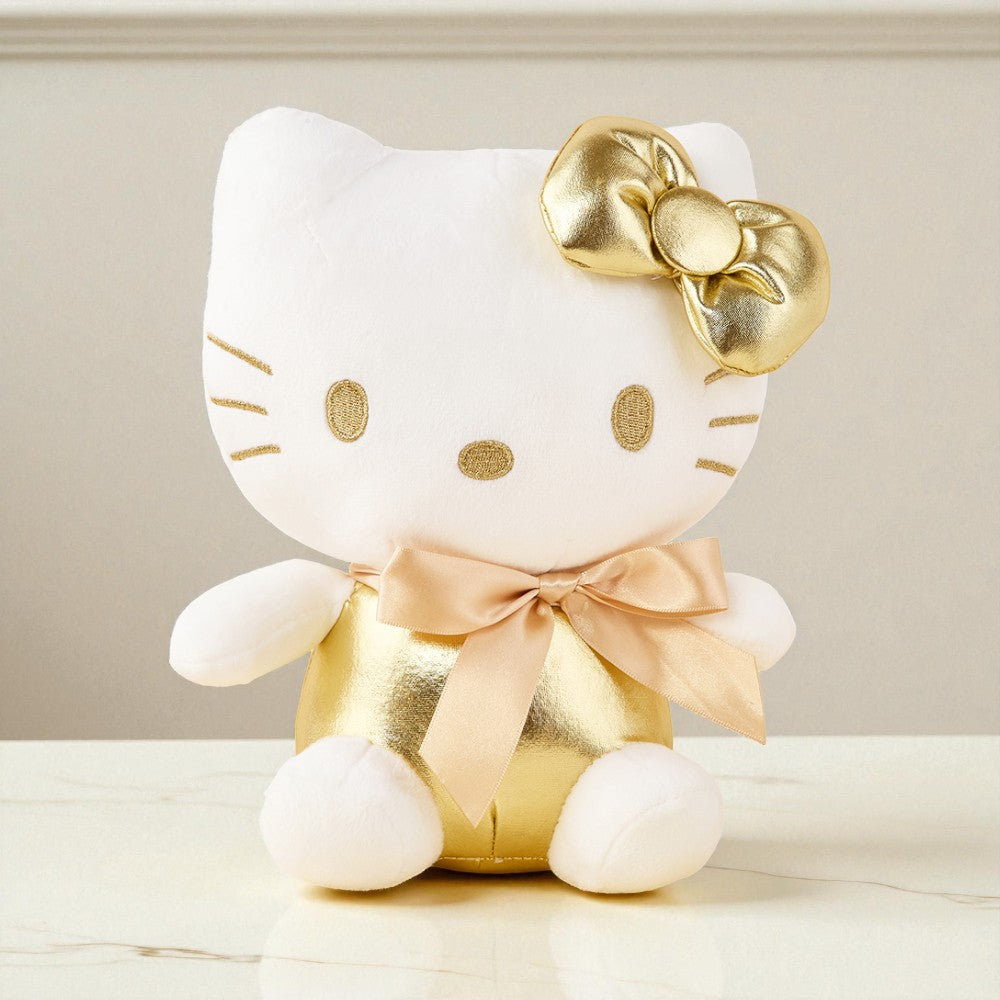 Sanrio Gold Heart 10" Hello Kitty