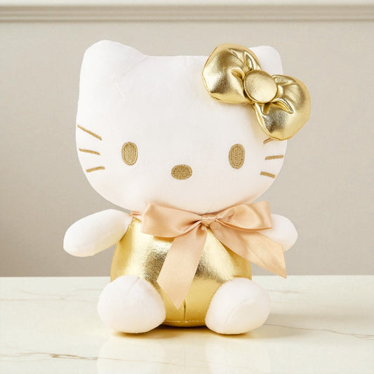 Sanrio Gold Heart 10" Hello Kitty