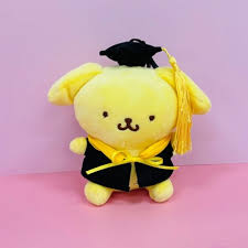 Sanrio pompompurin Graduation Clip 5"