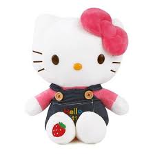 Sanrio Hello Kitty Special 10" Denim Pink Ribbon