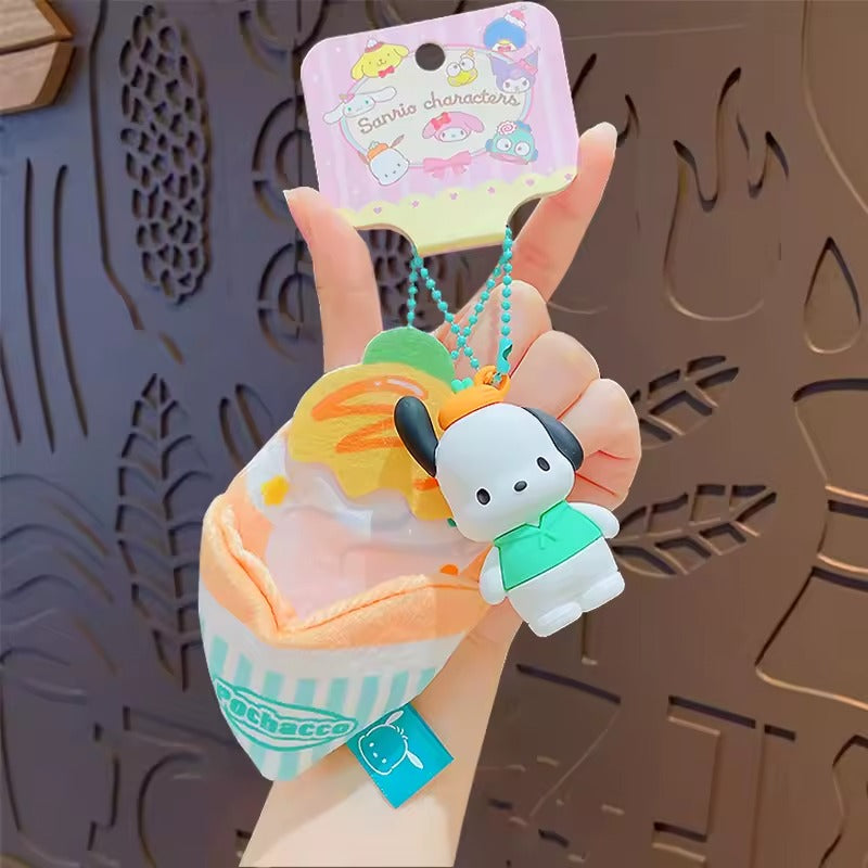 Sanrio Crepe Pochacco Keychain