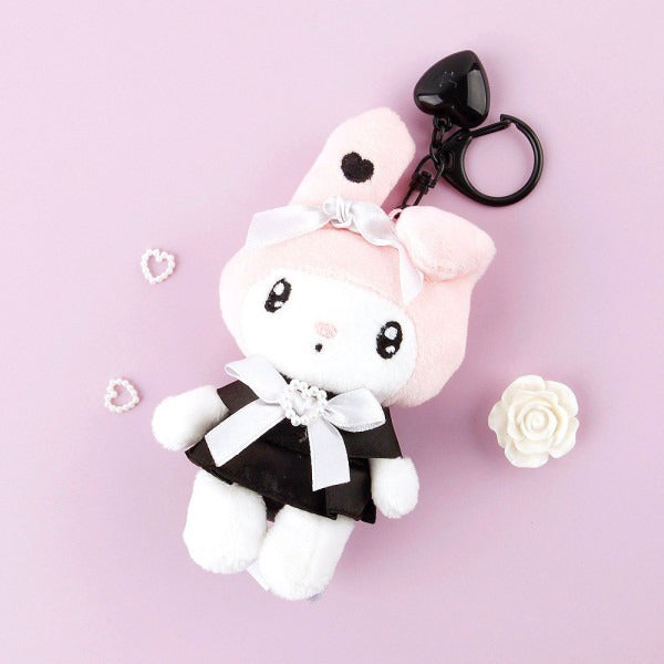 Sanrio Black Heart 3" Keyring My Melody
