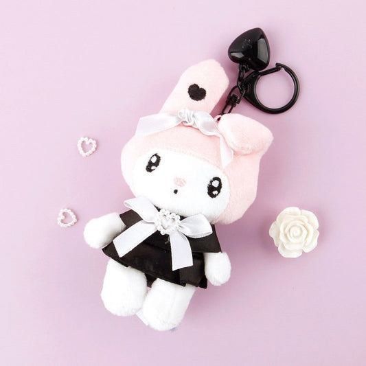 Sanrio Black Heart 3" Keyring My Melody