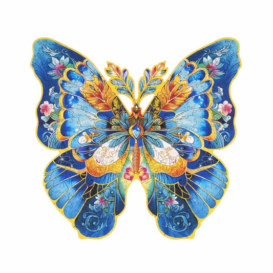 Rolife Rowood Wooden Jigsaw Puzzle 200 Piece TA003 Morpho Helena