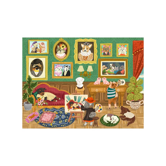 Rolife Jigsaw Puzzle 1000 Piece PT008 Doggie Art Gallery