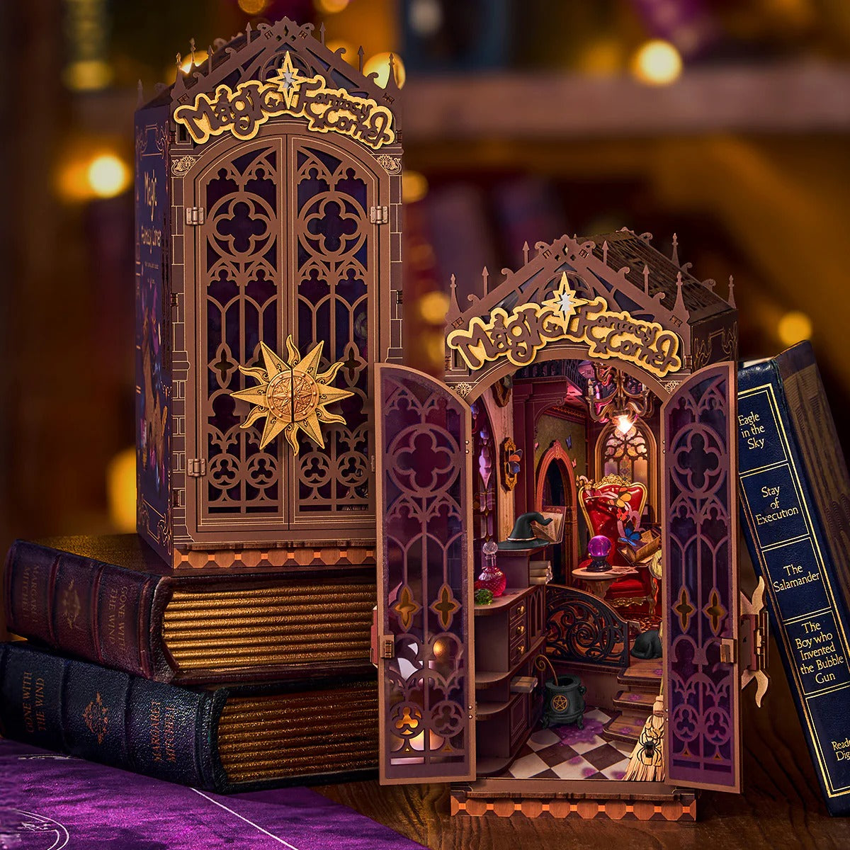 Rolife DIY House Book Nook Series TGB14 Magic Fantasy Corner