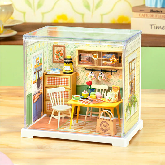 Rolife DIY House Super Store Series DWS06B Floral Dining Room