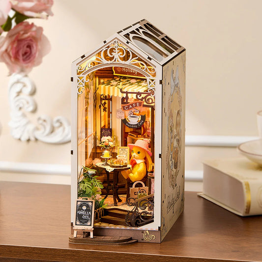 Rolife DIY House Book Nook Series TGB15 Holiday Cafe