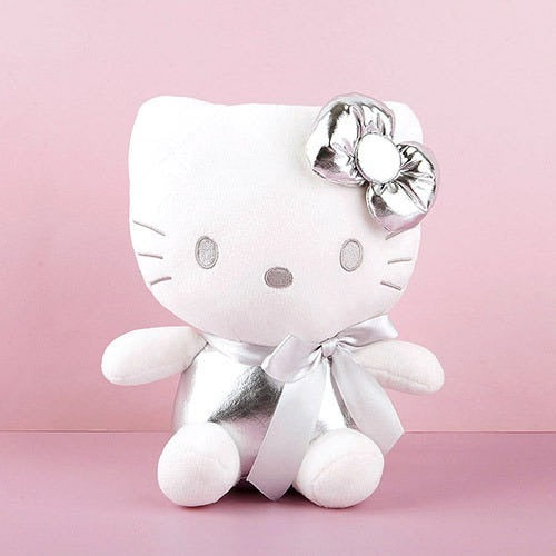 Sanrio Silver Heart 10" Hello Kitty