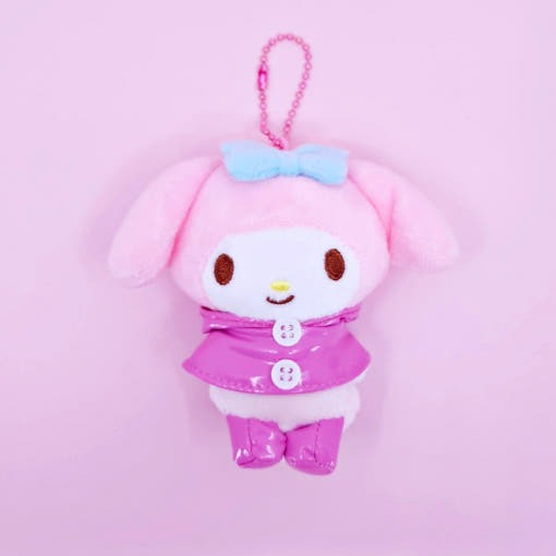 Sanrio Raincoat 3" Keyring My Melody