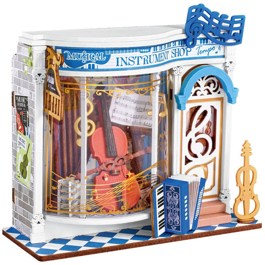 Rolife DIY House Mini Series DS047 Melody Instrument Shop