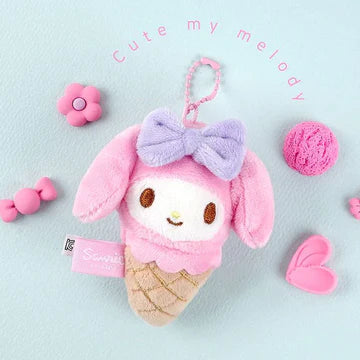 Sanrio Ice Cream 3" Keyring My Melody